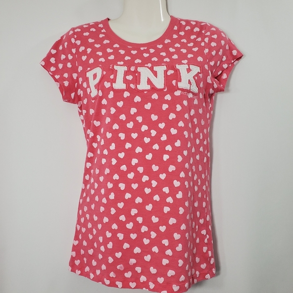 PINK Victoria's Secret Tops - 4/$30 PINK By Victoria's Secret Heart Tee